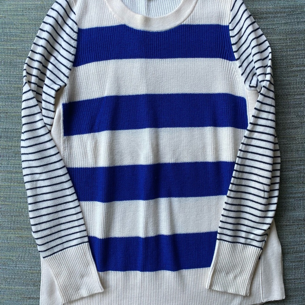 Loft Women’s Striped Pullover Sweater